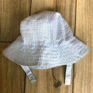 Striped Baby Beach Hat